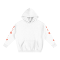 Coral Hibiscus Y2K Surfer Oversized Hoodie