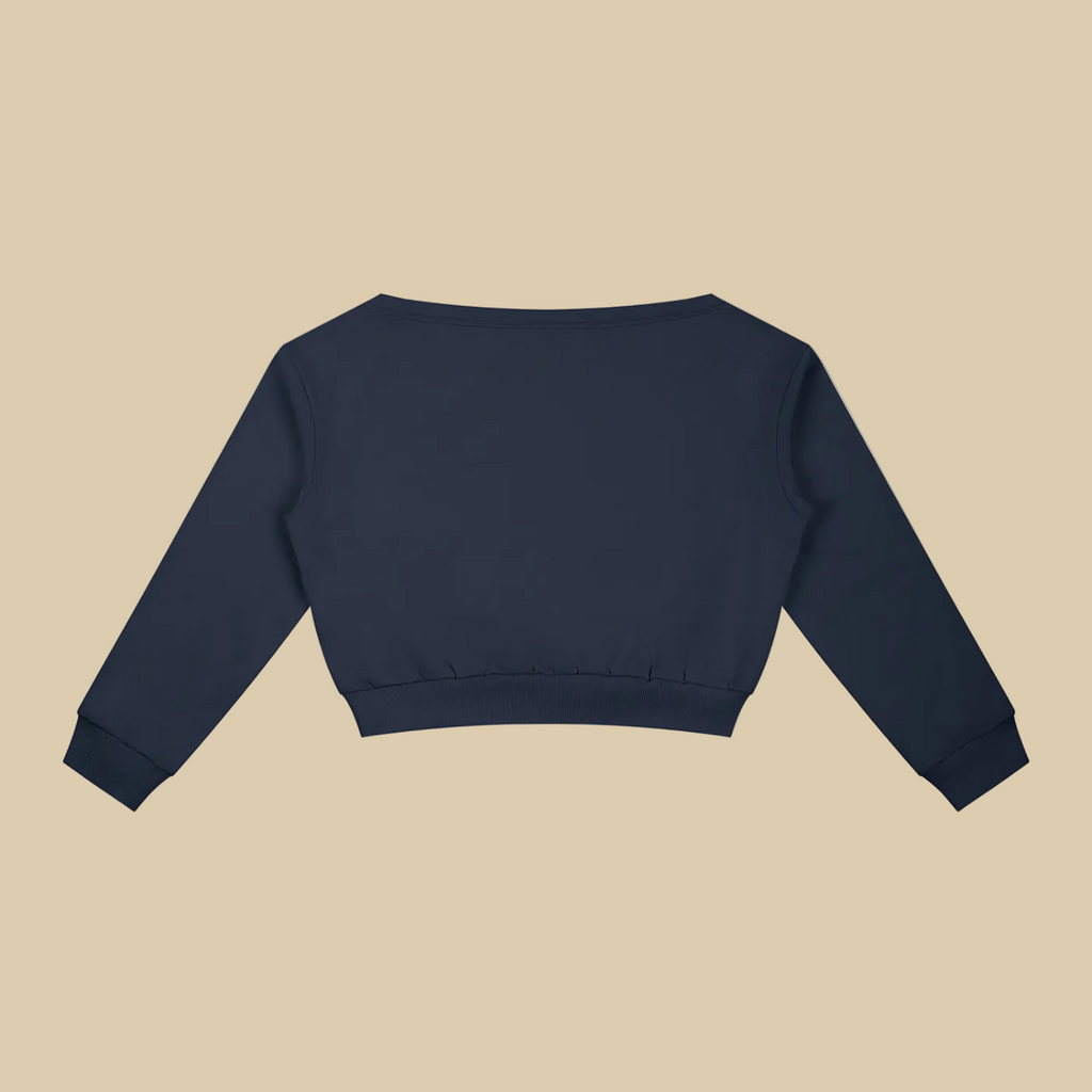 Wave Chaser Off-Shoulder Sweatshirt