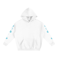 Blue Hibiscus Y2K Surfer Oversized Hoodie
